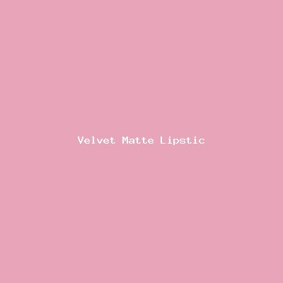 Velvet Matte Lipstick Collection